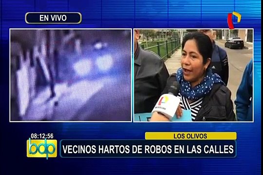 Los Olivos: vecinos cansados por constantes asaltos y robos