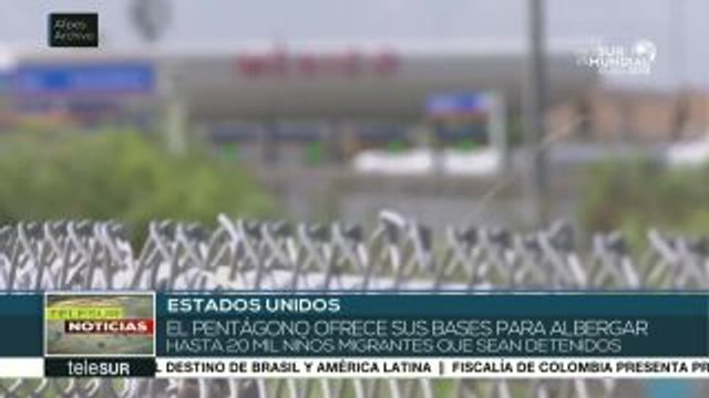 EE.UU.: el Pentágono albergará a 20 mil niños migrantes no acompañados