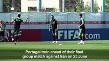 World Cup: Portugal train for last group match against Iran