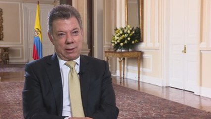 Santos asegura que entregará una Colombia mejor a la que recibió