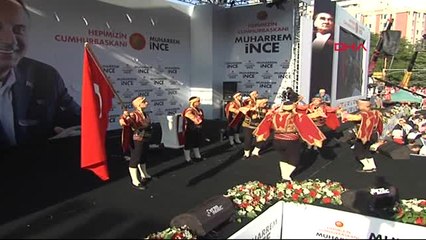 Ankara Cumhurbaşkanı Adayı İnce Ankara Mitinginde Konuştu