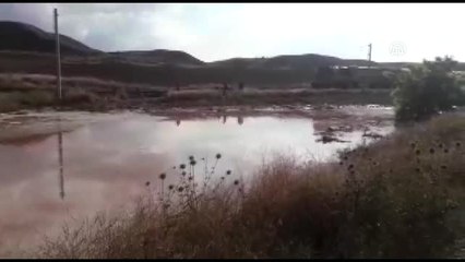 Kırıkkale'de Sel Nedeniyle Tren Seferi Durdu