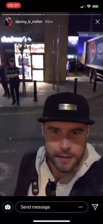 Emmerdale star Danny miller on he instagram last night 2018