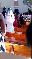 Former diplomat Cosmas Chileshe (42), marries Aunty Maureen Nkandu (51) at a ceremony attended by desks