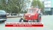 Swiss fans arrive in vintage tractor after 1800km journey