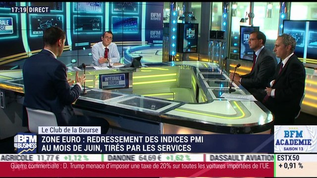 Le Club de la Bourse: Jean-Jacques Ohana, Julien-Pierre Nouen et Alexandre Baradez - 22/06