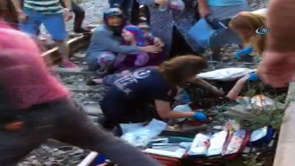 Trenin çarptığı genç kız yaşam savaşını kaybetti