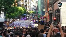 Manifestación en Madrid contra la puesta en libertad de 'la manada'