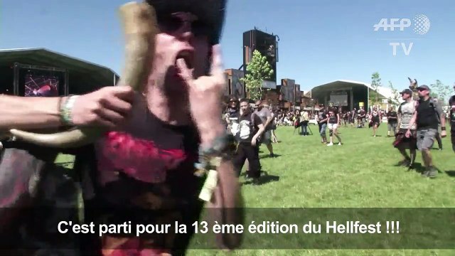 Hellfest: la grand-messe européenne du métal s'ouvre à Clisson
