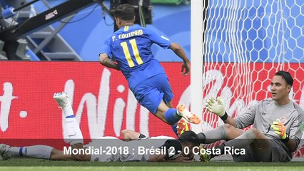 Mondial-2018 - Le Brésil dit merci à Coutinho et Neymar