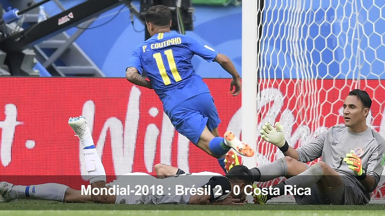 Mondial-2018 - Le Brésil dit merci à Coutinho et Neymar