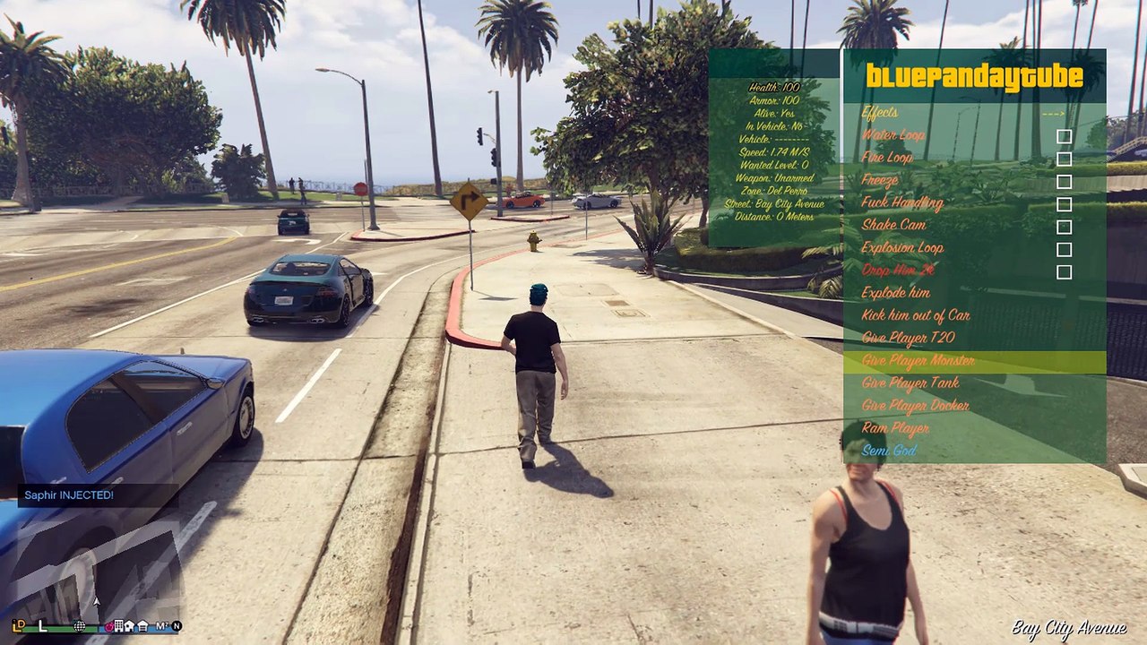 Mod Menu GTA V PC Online 1.43 Saphir v1.0 DINERO INFINITO 10.000.000 DROP(GRATUITO)