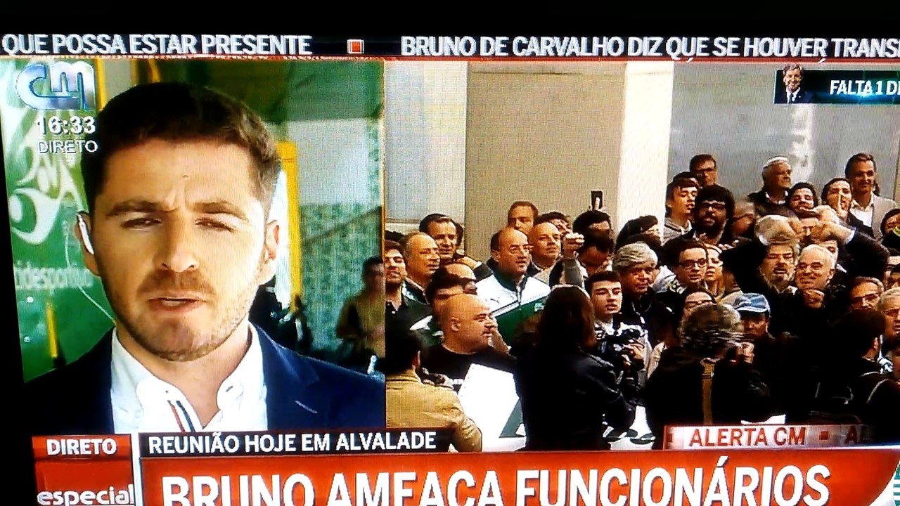 BRONCA: Jornalista CMTV Falha 'à Grande' ao Dizer "Bruno de Carvalho"