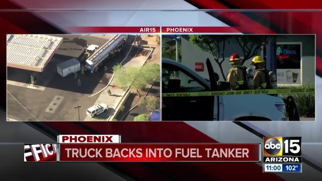 Fuel spill causes road closures in north Phoenix