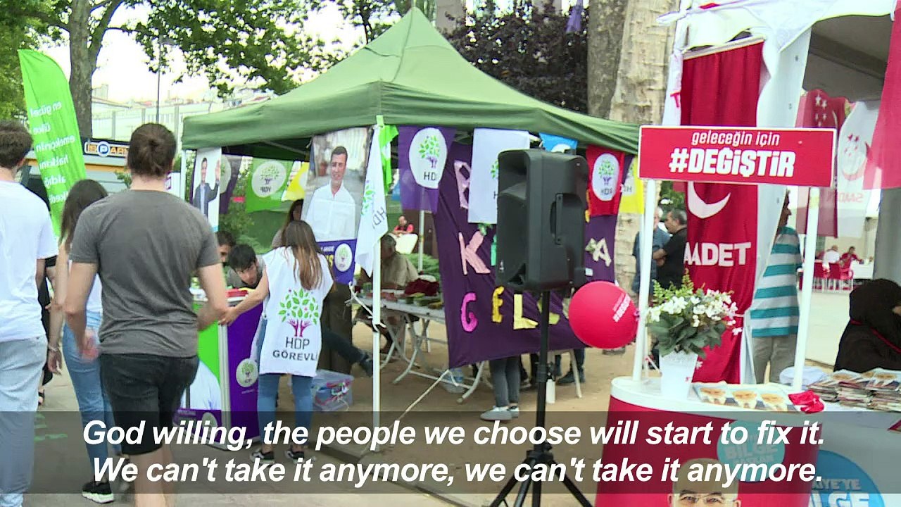 Turkish voters wish for peaceful elections