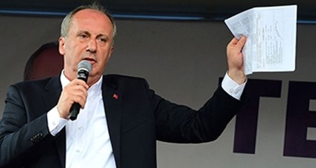 9 Siyasi Parti, 24 Haziran Seçimlerinde Muharrem İnce'ye Destek Kararı Aldı