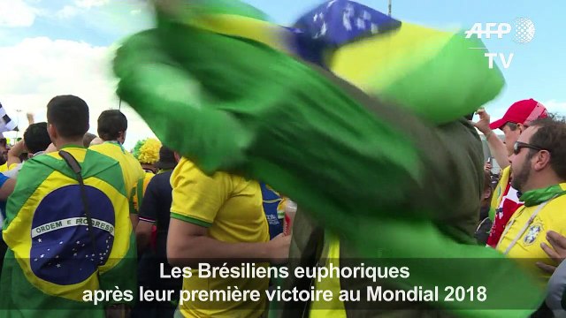 Mondial-2018: réactions des supporters après Brésil-Costa Rica