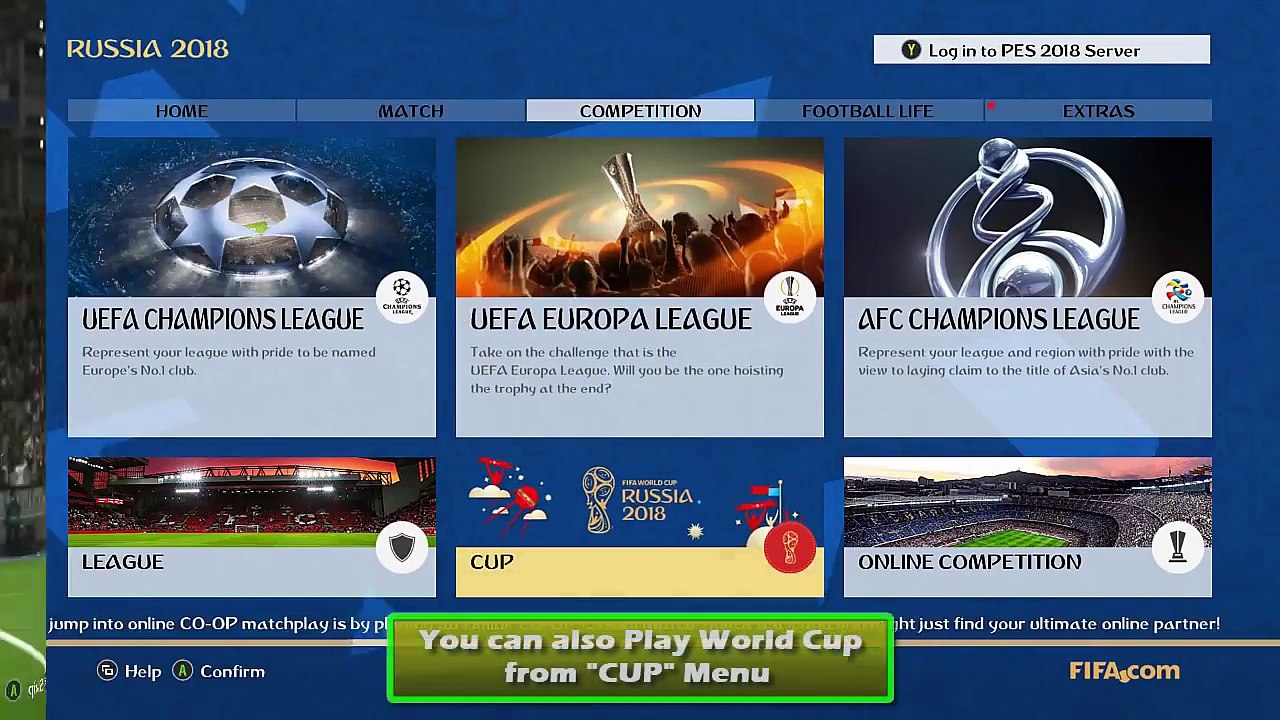 PES 2018 - Patch Coupe du Monde