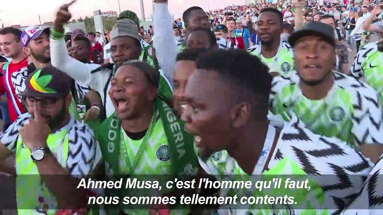 Mondial : la fête nigériane après la victoire devant l'Islande