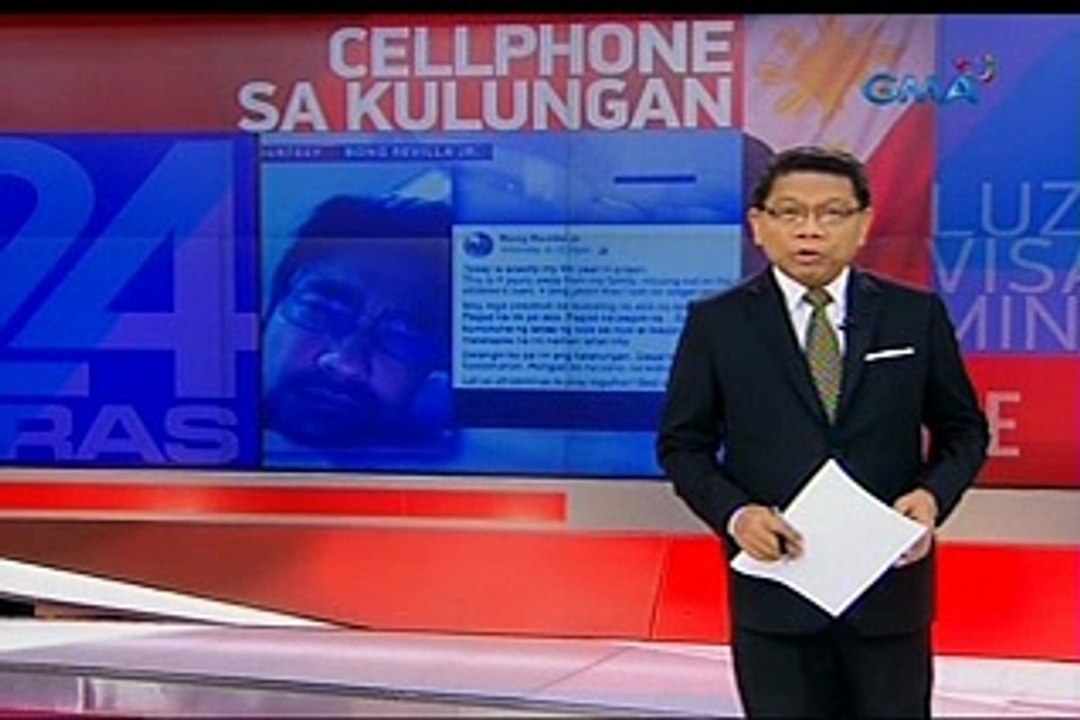 Dating Sen. Bong Revilla, nabistong may cellphone sa kulungan nang mag-post sa FB