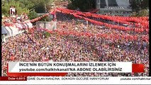 Ankara böyle insan seli görmedi / Muharrem İnce'nin Ankara mitinginde yer gök insan