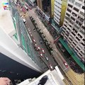 Parkour - Escapando de la seguridad en Hong Kong (Rascacielos)