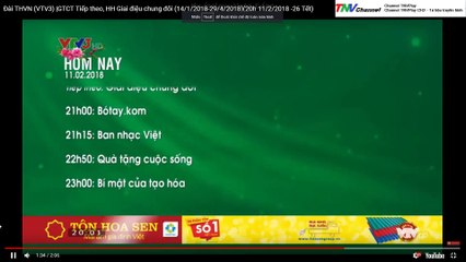 Đài TH Việt Nam (VTV3) -  Hình hiệu Giai điệu chung đôi (14/1/2018-29/4/2018)