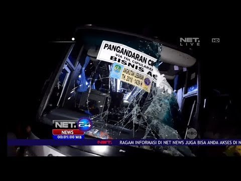 Hindari Motor, Bus Tabrak Tebing -NET24