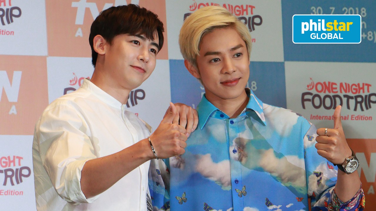 2PM's Nichkhun and Xander Lee on a gastronomic food trip in Philippines