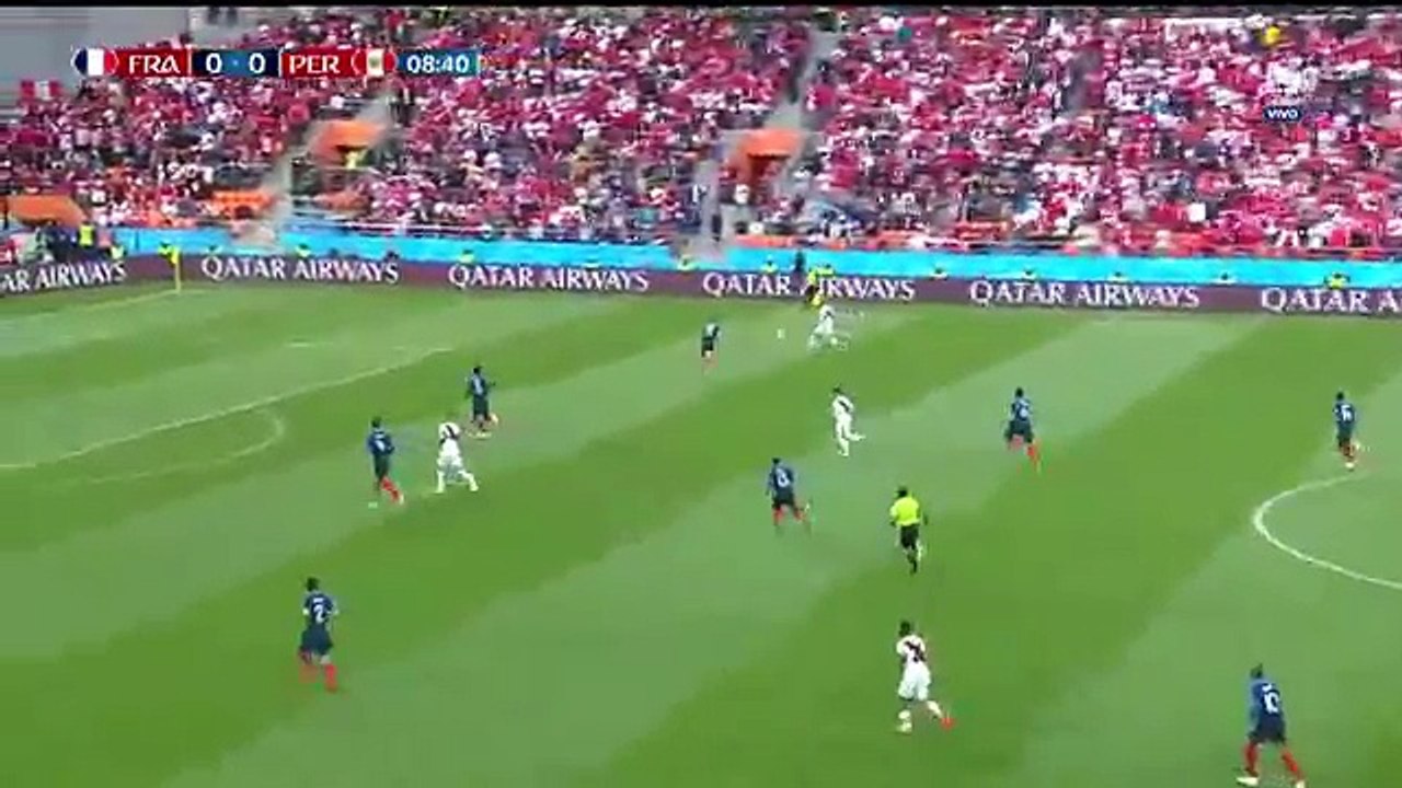 ¡Carrillo se luce!  Perú vs Francia