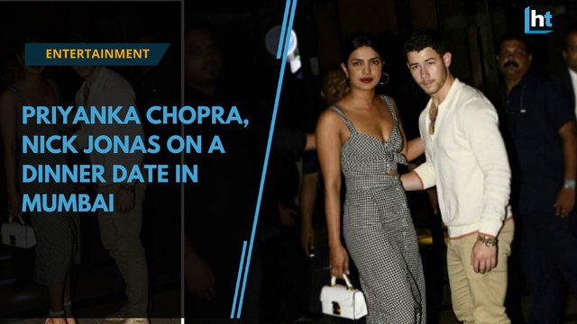 Watch: Priyanka Chopra, Nick Jonas on a dinner date in Mumbai