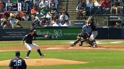 Pittsburgh Pirates vs New York Yankees - Francisco Cervelli Home Run