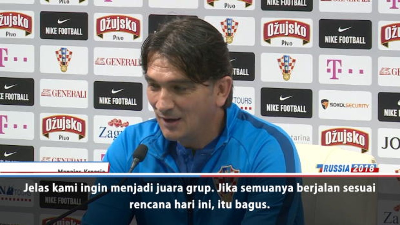 Kroasia Bertekad Untuk Menjadi Juara Grup - Dalic