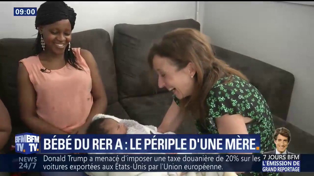Bébé né dans le RER A: des retrouvailles heureuses entre la mère et celle qui l’a aidée à accoucher