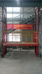 Download Video: Hydraulic Cargo Lift Goods Lift and freight elevator lift for warehouse transportation