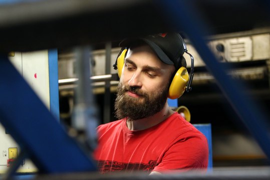 Transfert de l'impression de L'Alsace (1/4): c'est impressionnant de voir la rotative tourner