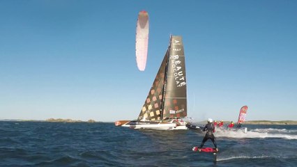 Trimaran contre Kitefoil "Mille SNSM" - TV Quiberon 24/7