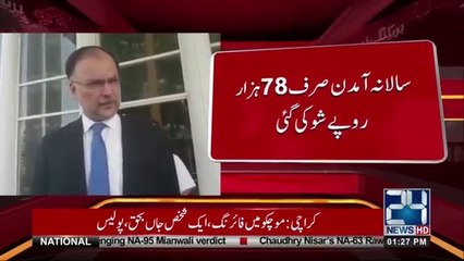 Annual Income Is Only Rs 78000-Ahsan Iqbal Assets Detail Revealed