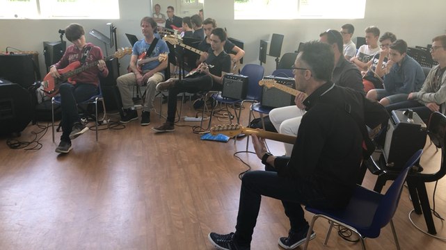 A l’école de musique, une masterclass unique