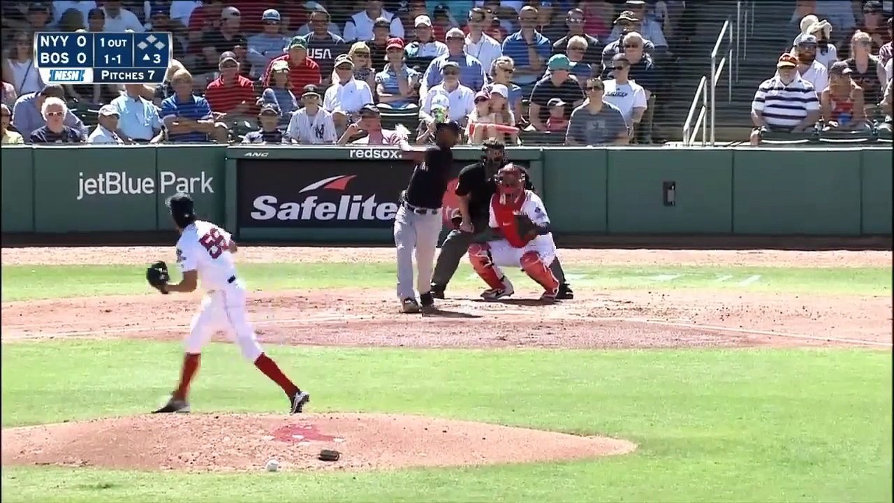 New York Yankees vs Boston Redsox - Arron Hicks Home Run