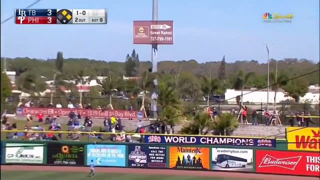 Tampa Bay Rays vs Philadelphia Phillies - Jesmuel Valentin Walk off Home Run