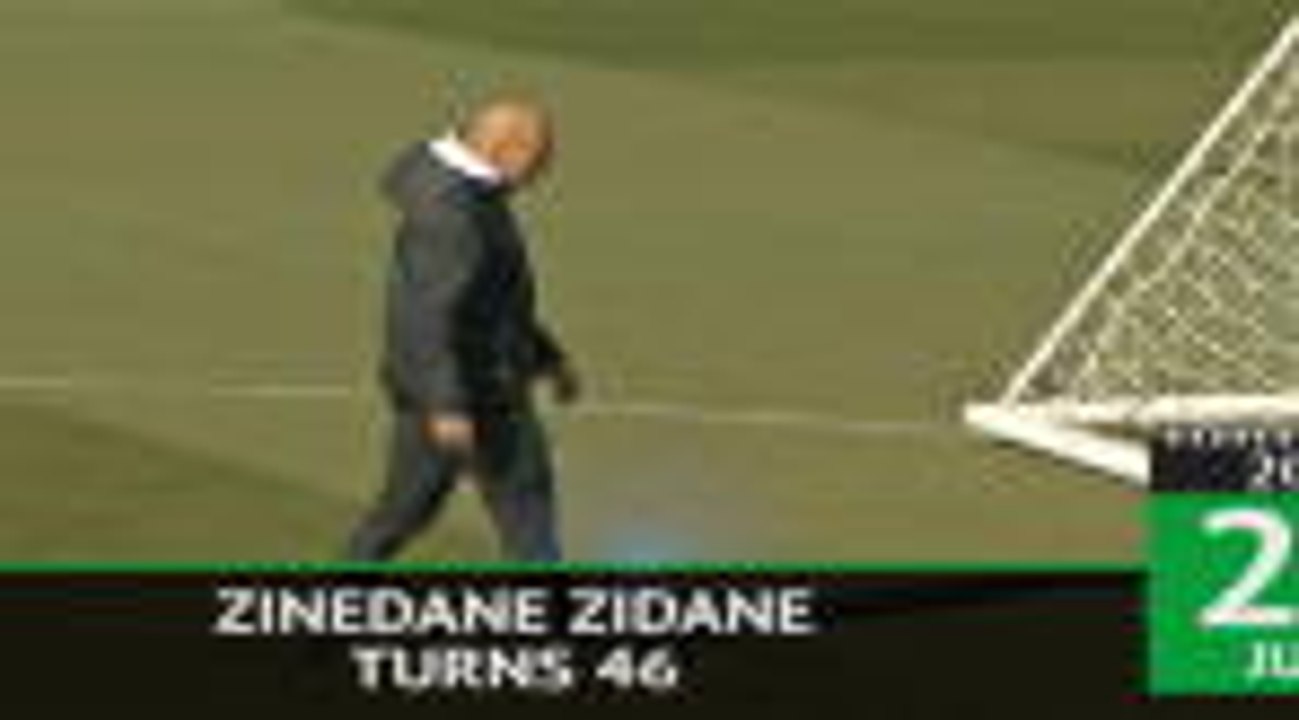 Zinedine Zidane turns 46