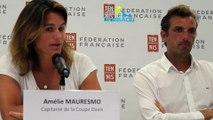 Coupe Davis / FFT - Amélie Mauresmo nommée et élue capitaine de l'équipe de France de Coupe Davis et remplace Yannick Noah en 2019