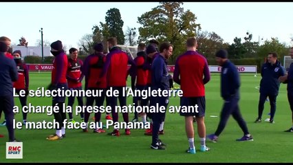 Le sélectionneur anglais allume la presse après la fuite de son onze face au Panama