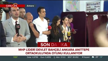 MHP Genel Başkanı Bahçeli oyunu kullandı