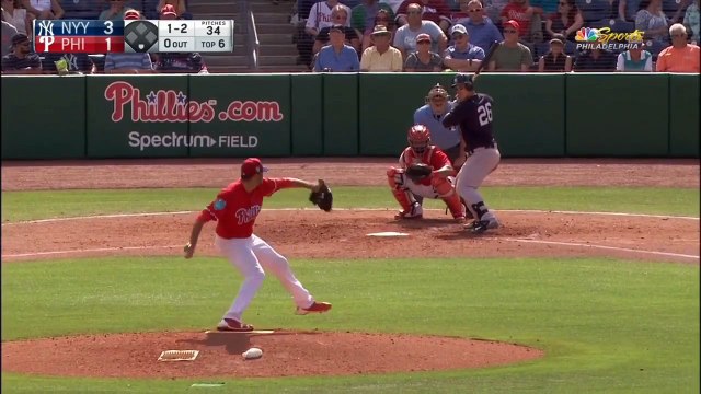 New York Yankees vs Philadelphia Phillies - Tyler Austin Home Run