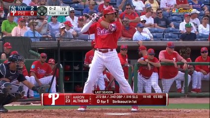 New York Yankees vs Philadelphia Phillies - Aaron Altherr Home Run