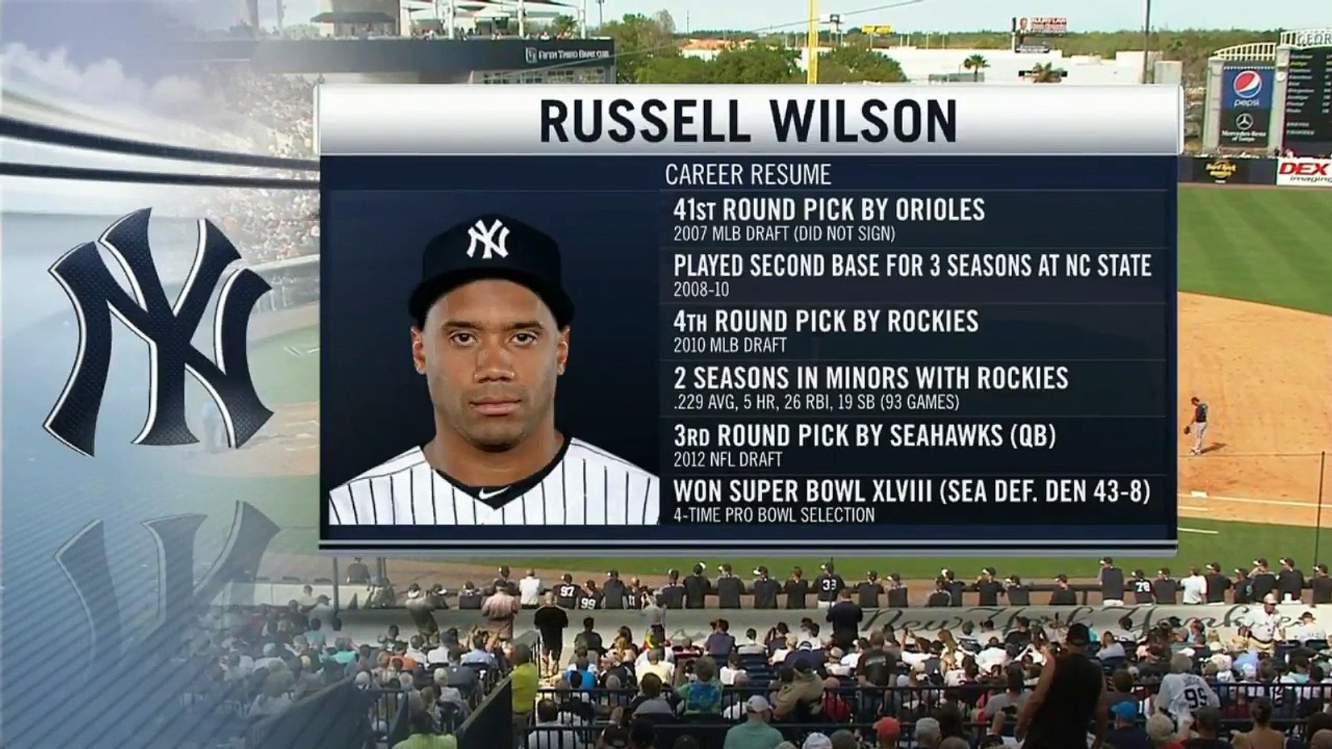 Atlanta Braves vs New York Yankees - Russell Wilson Debut With Yankees -  video Dailymotion