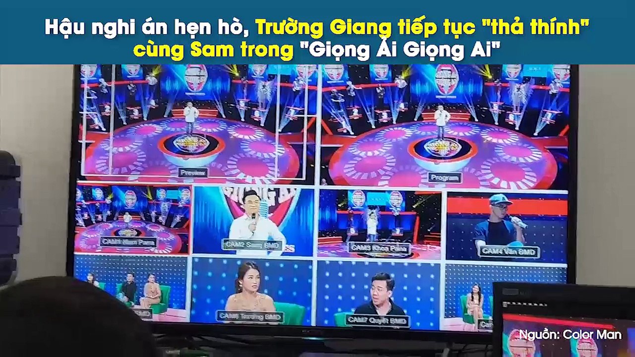 Hậu nghi án hẹn hò, Trường Giang tiếp tục "thả thính" cùng Sam trong "Giọng Ải Giọng Ai"