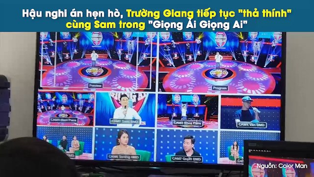 Hậu nghi án hẹn hò, Trường Giang tiếp tục thả thính cùng Sam trong Giọng Ải Giọng Ai